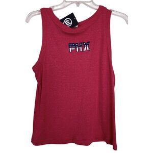 Where I’m From Tank Top Womens Size XL Red PHX Phoenix Red Stars‎ Stripes USA